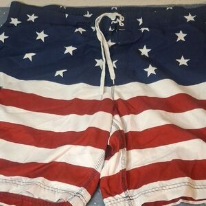 Bioworld Stars and Stripes Swim Shorts size 3XB